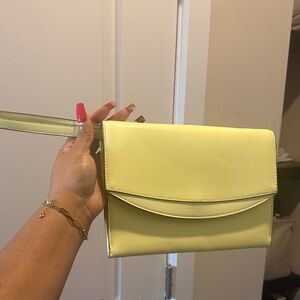 a new day Lemon Yellow Clutch